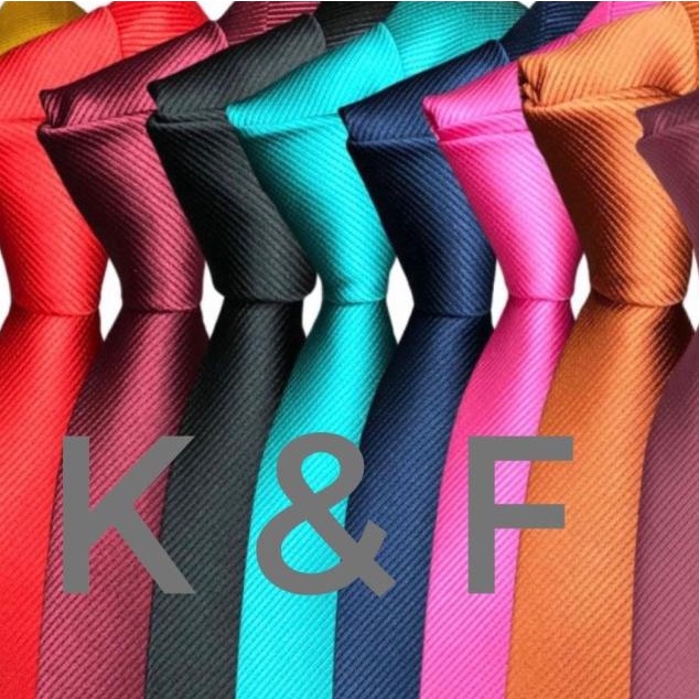 DASI PRIA FORMAL DASI POLOS DASI HITAM DASI MERAH DASI NAVY DASI PRIA - Orange