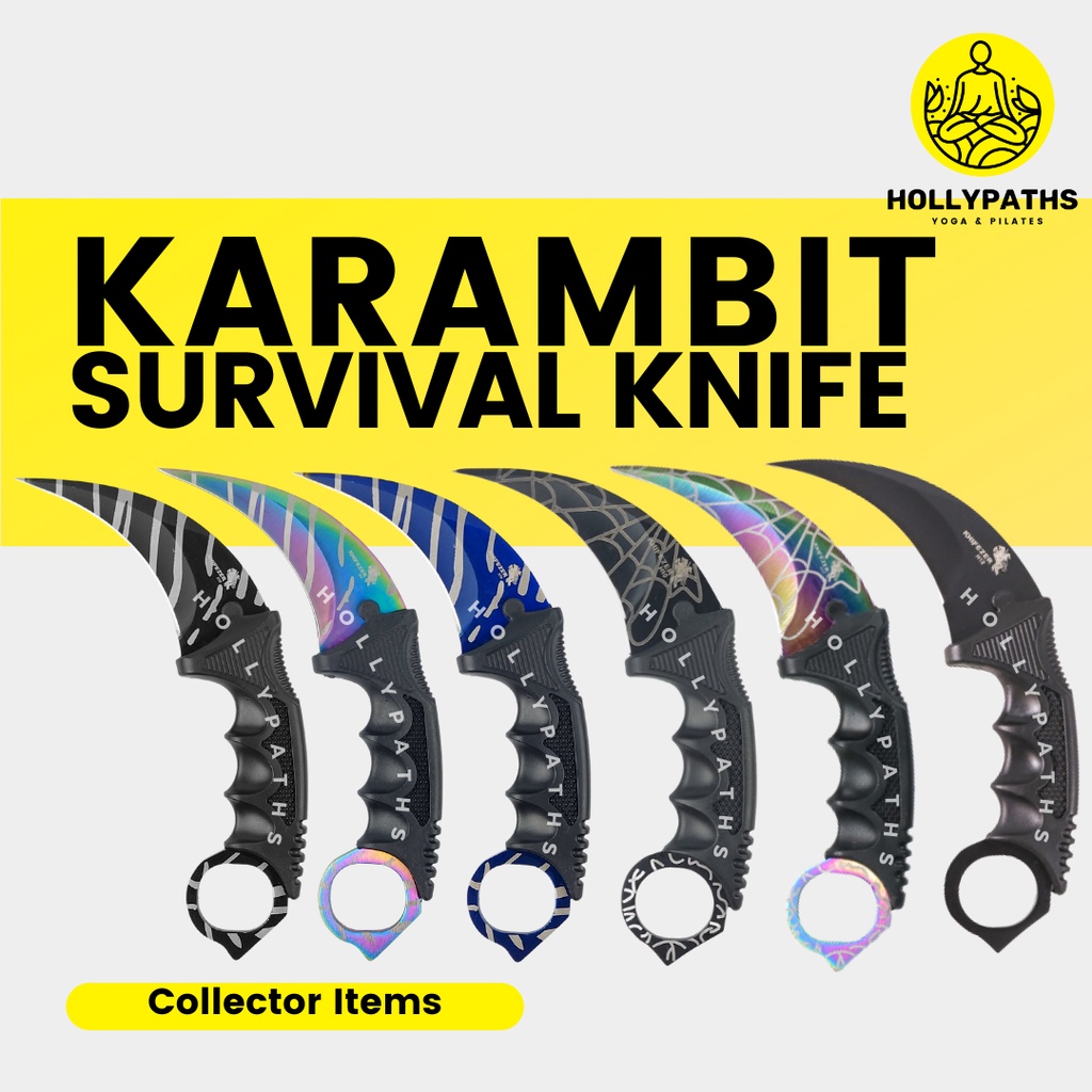 Karambit Cs Go Tajam Taktikal Pisau Survival Collector Knife Tactical Stainless Kerambit CSGO