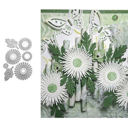 

Mantap Cutting Dies - 3D Gerbera Flower And Leaves Terbatas