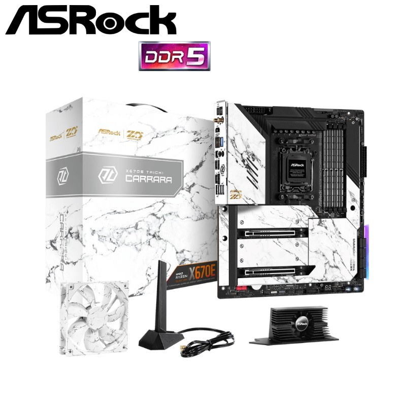 ASRock X670E Taichi Motherboard EATX AMD AM5 DDR5 PCIe 5.0