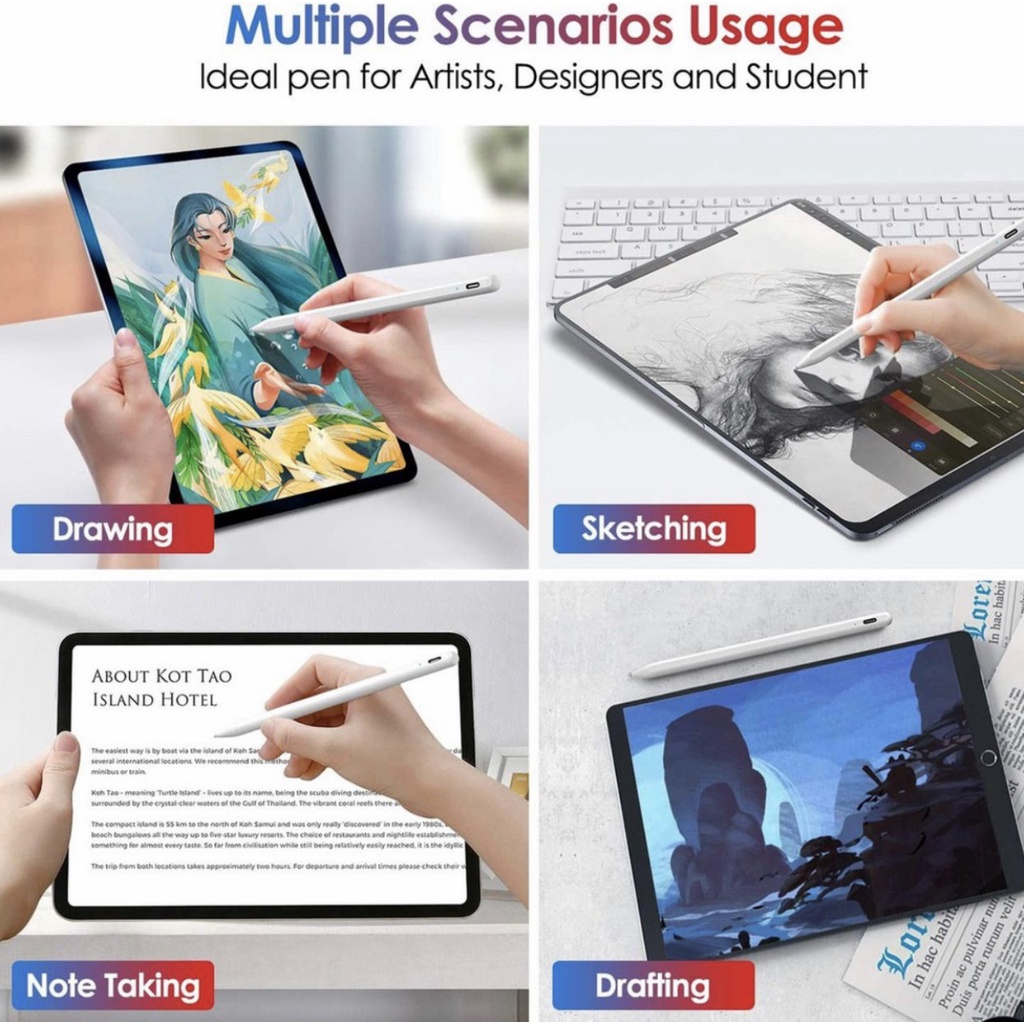 ✅BEST PRICE-Stylus Pencil with Palm Rejection iPad 2018 Keatas, iPad pro 11 2021 gen 7/8/9 10.2