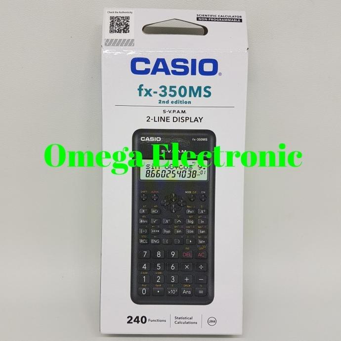 

[DIJUAL] CASIO FX-350MS - SCIENTIFIC KALKULATOR SEKOLAH CALCULATOR E8576TRB