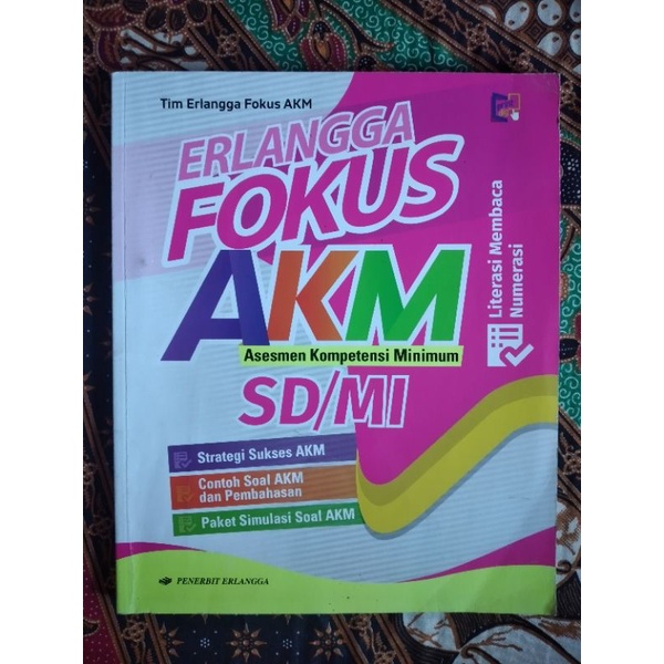 BUKU ERLANGGA FOKUS AKM SD ERLANGGA