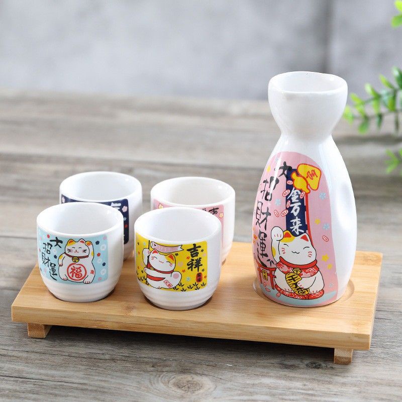 PAJANGAN TEKO SAKE JEPANG SOUVENIR TEKO SAKE SET