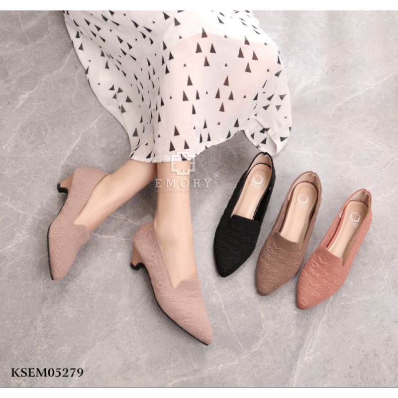 ORIGINAL EMORY Rivanka KSEMO 5279 SEPATU HEELS WANITA