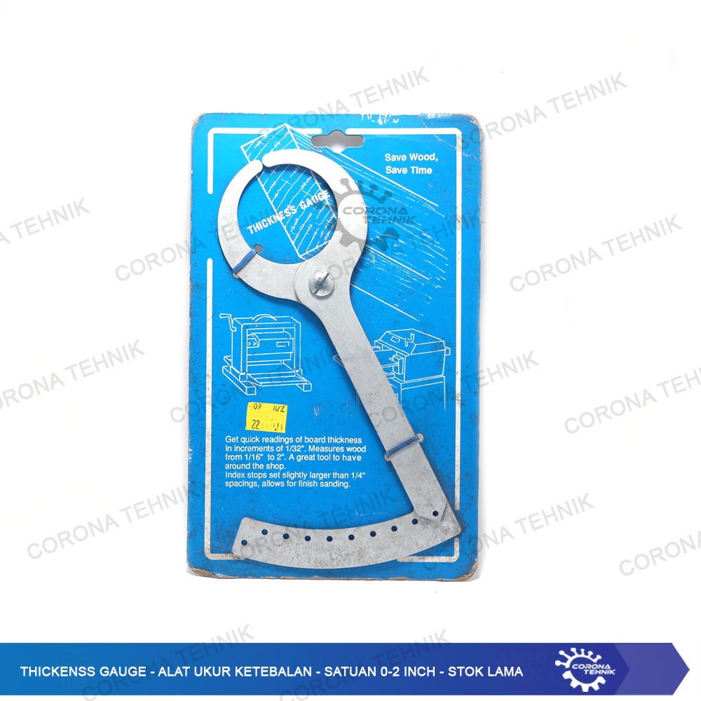 Thickness Gauge - Alat Ukur Ketebalan - Satuan Inch - Stok Lama