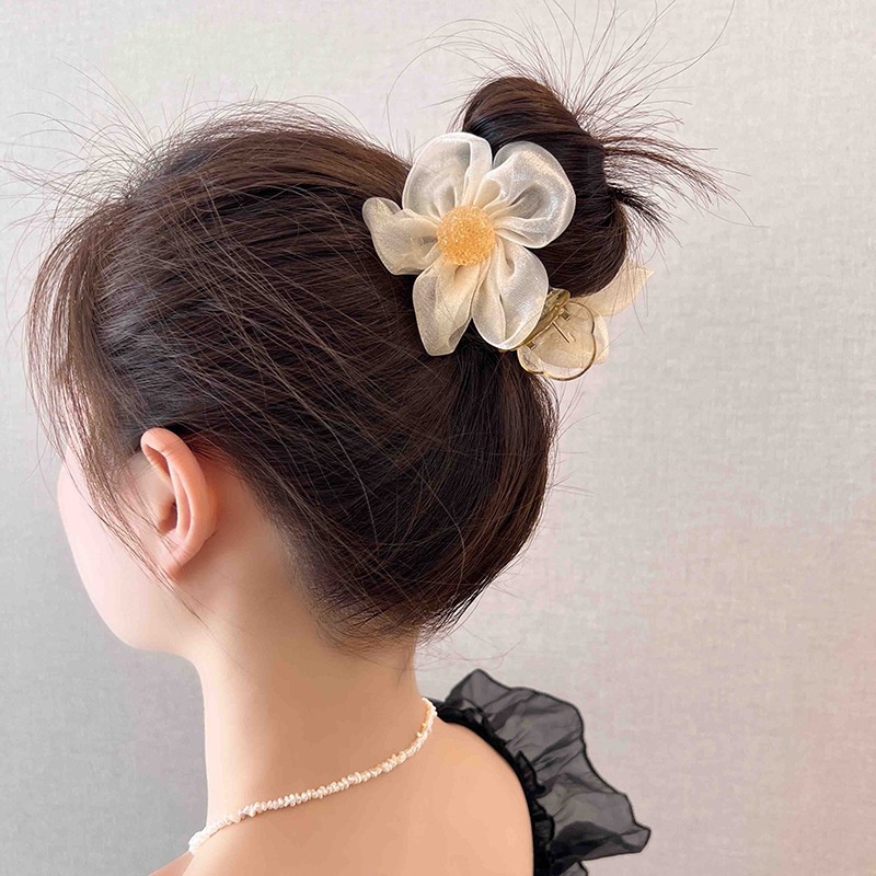 Jepit Rambut Jedai Korea Perempuan Motif Bunga 2 Gigi Aksesoris Kekinian Kualitas Import AK255