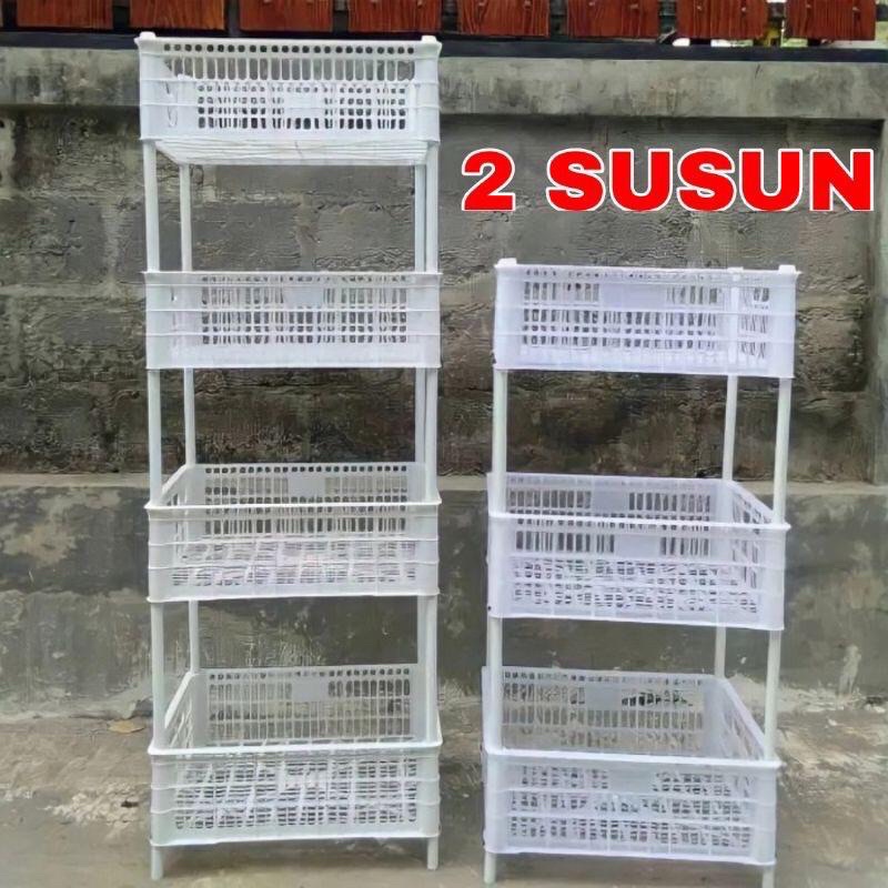 RAK SUSUN SERBAGUNA RAK WARUNG RAK BAJU BAYI