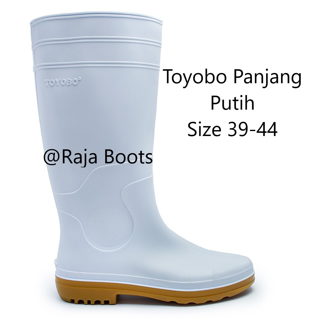 Toyobo Boots &amp; MaxSafe Boots Panjang Putih