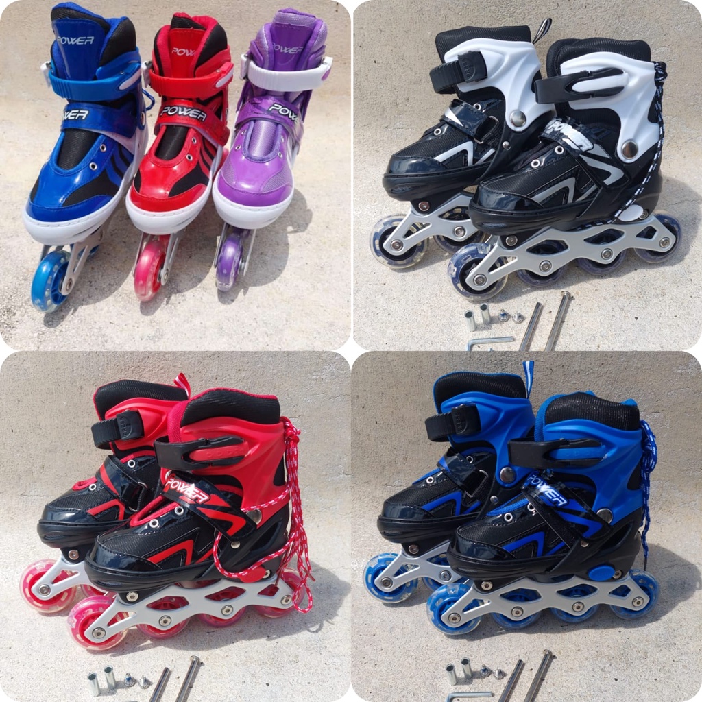 PROMO Sepatu Roda Bajaj Roda Inline Skate Inline Anak - Anak Dan Dewasa