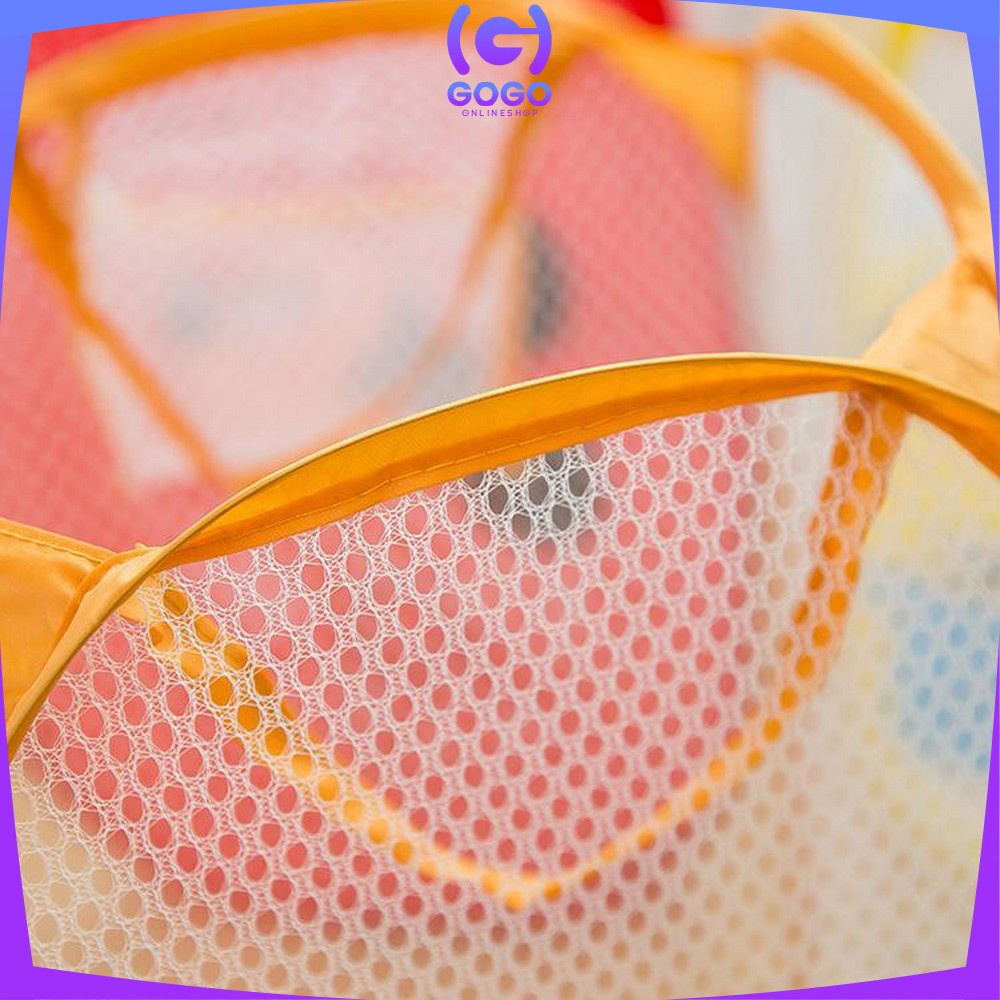 GOGO-C500 Keranjang Baju Kotor Lipat Karakter/ Laundry Bag Keranjang Cucian / Keranjang Portable Serbaguna