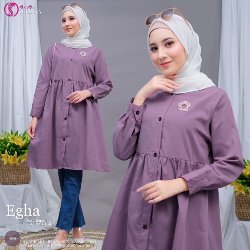 Egha Tunik Original By Shofiya Fashion Berlabel 100% Original