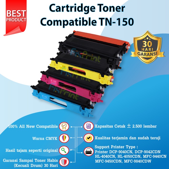 Cartridge Toner Compatible Bro TN263 TN-263 TN261 TN-261 TN150 TN-150 TN351 TN-351