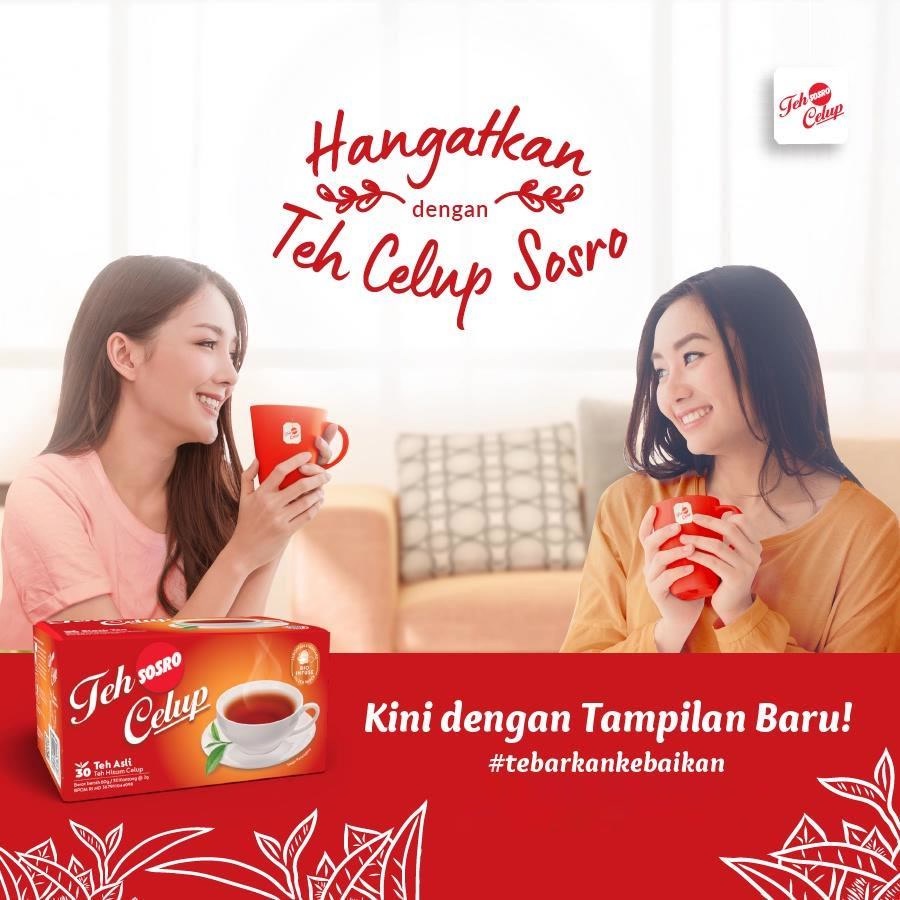 ★ BB ★ Teh Celup Sosro - Teh Celup Cap Botol Hijau - Teh Celup Poci - Teh Hitam Berkualitas - Tea Bag - Isi 30 - Isi 15