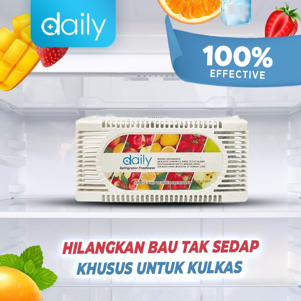 Penghilang Bau Penetral Bau Lemari Rak &amp; Kulkas Lemari Es Daily Refrigerator Deodorize Box