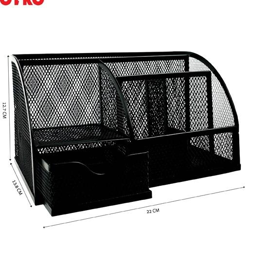 

Spesial Terbatas Desk Set / Pen Holder / Tempat Alat Tulis Jaring Jala Joyko DS-22