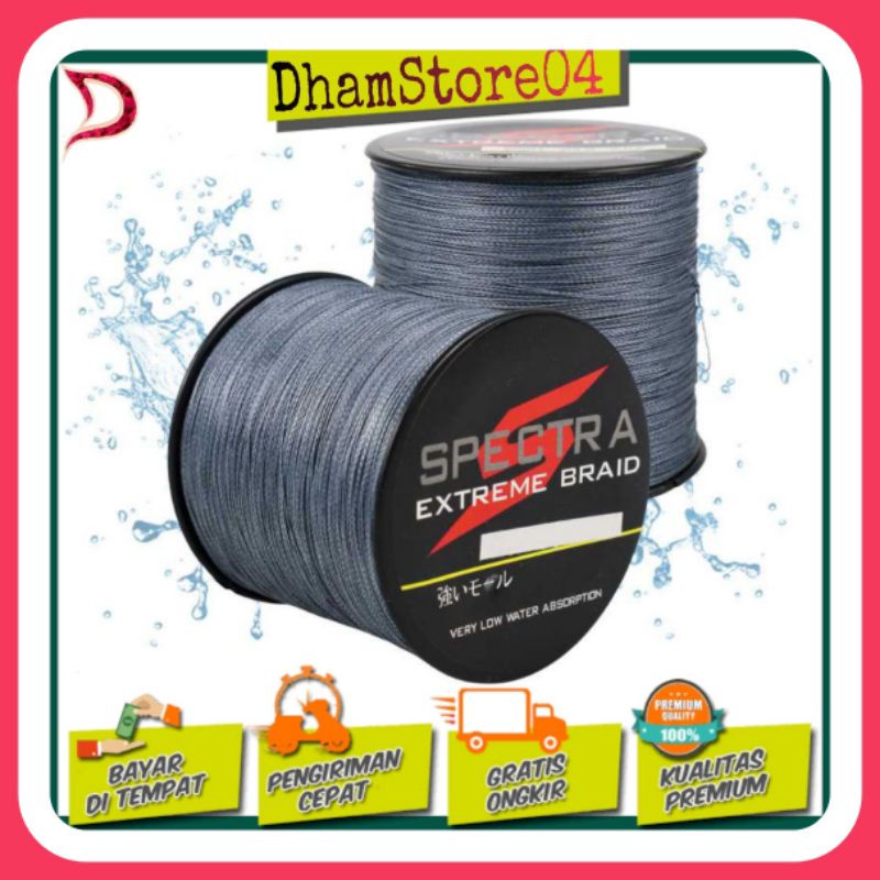 Senar Pancing Spectra PE 500m 300m senar pancing kuat senar PE pancing benang PE Extreme Braid