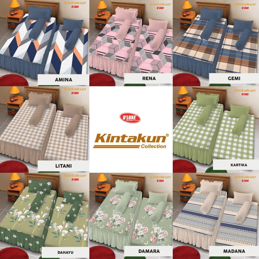 Kintakun Dluxe - Sprei 2in1 Sorong (120x200) Terlaris pilihan