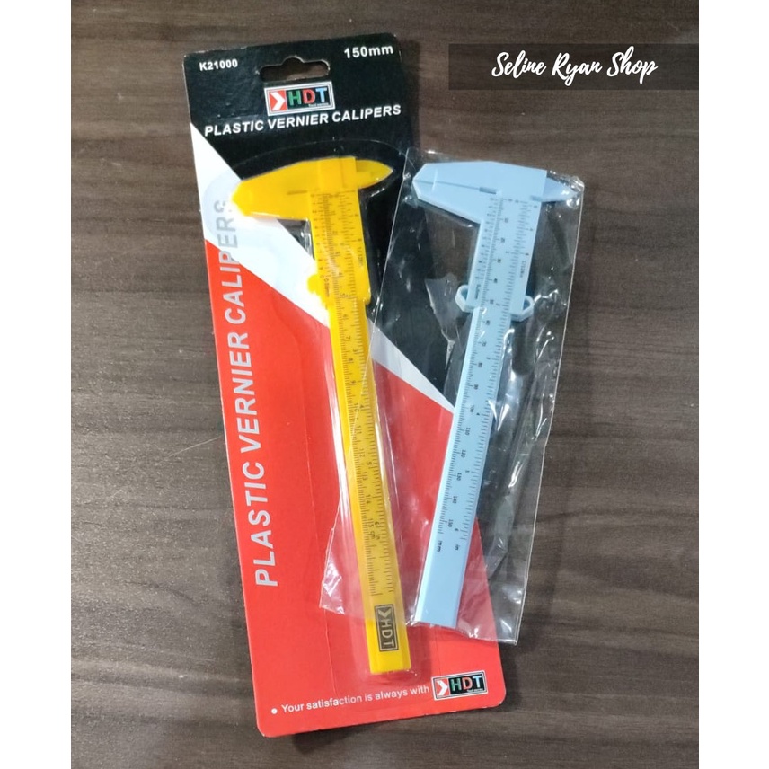 Sketmat / Sigmat / Jangka Sorong Manual Plastik 150mmx0.05mm/6"x1/128"