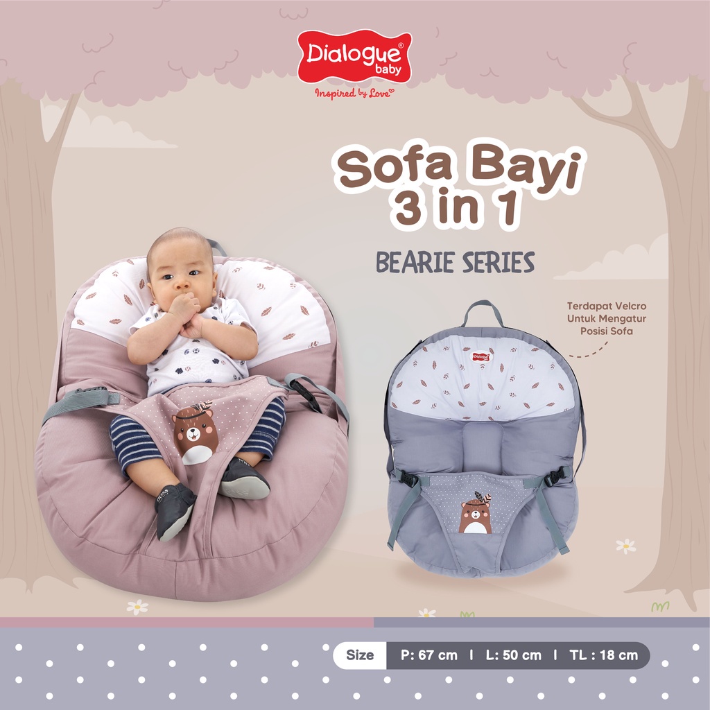 Dialogue sofa bayi 3 in1 bearie series