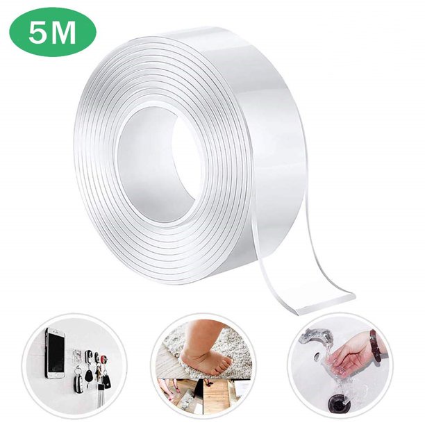 

Double Tape Transparan Selotip Dobel Tip Perekat Anti Ngelupas Dan Kuat - 5Meter