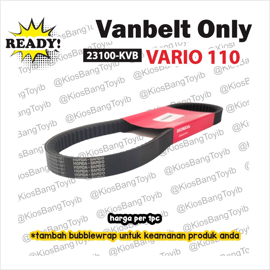 Vanbelt V-belt Vbelt Van Belt Only Honda Vario 110 Karbu (23100-KVB)