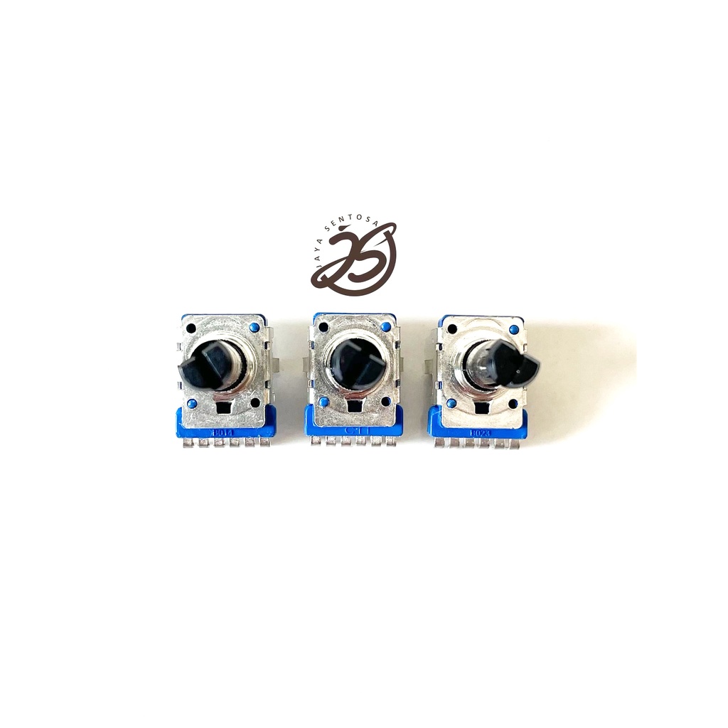 POTENTIO BIRU 10K 50K 100K POTENSIO PUTAR 6PIN 6 KAKI TEKUK POTENTIO PUTAR