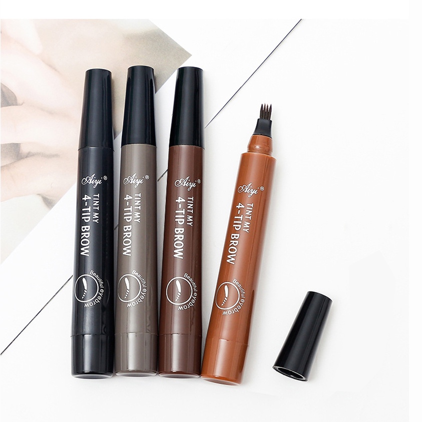 Pensil Alis Waterproof Long-Lasting Eyebrow Pencil- 4 color