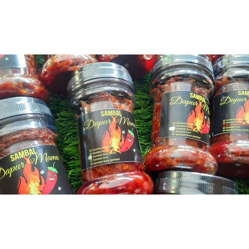 

sambal Dapur Mama varian ikan jambal