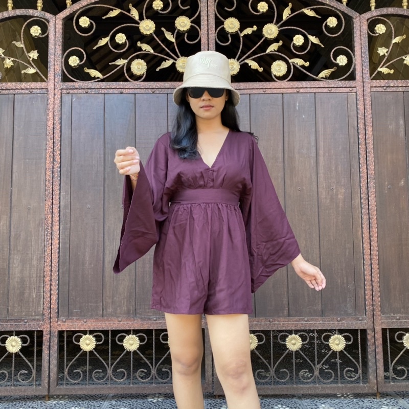 JUMPSUIT LUNA LONCENG POLOS / JUMPSUIT KOREA KEKINIAN