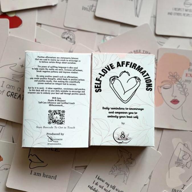 Baru Self-Love Positive Affirmation Cards - Kartu Positif Afirmasi