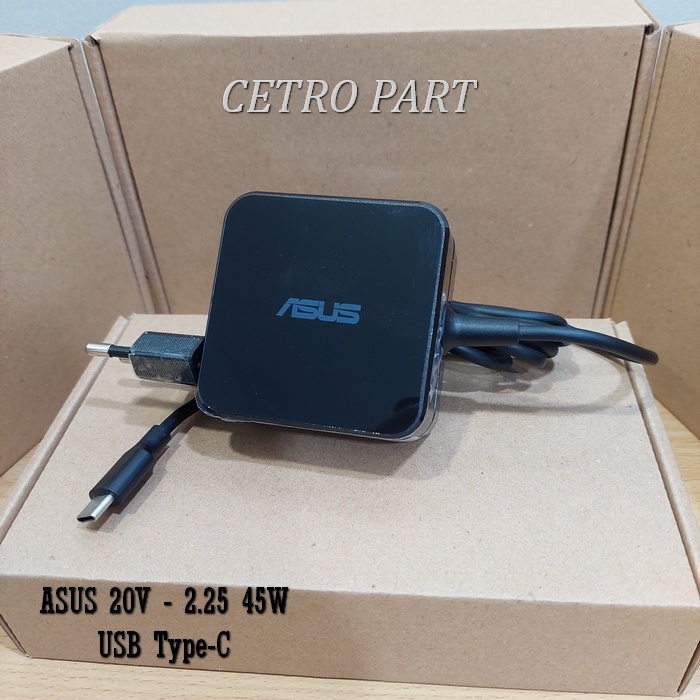 Adaptor Charger Laptop ASUS 20v-2.25a USB TYPE C (5 IN 1) Original- BERGARANSI