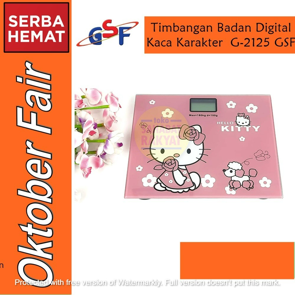 Timbangan Badan Digital Kaca GSF