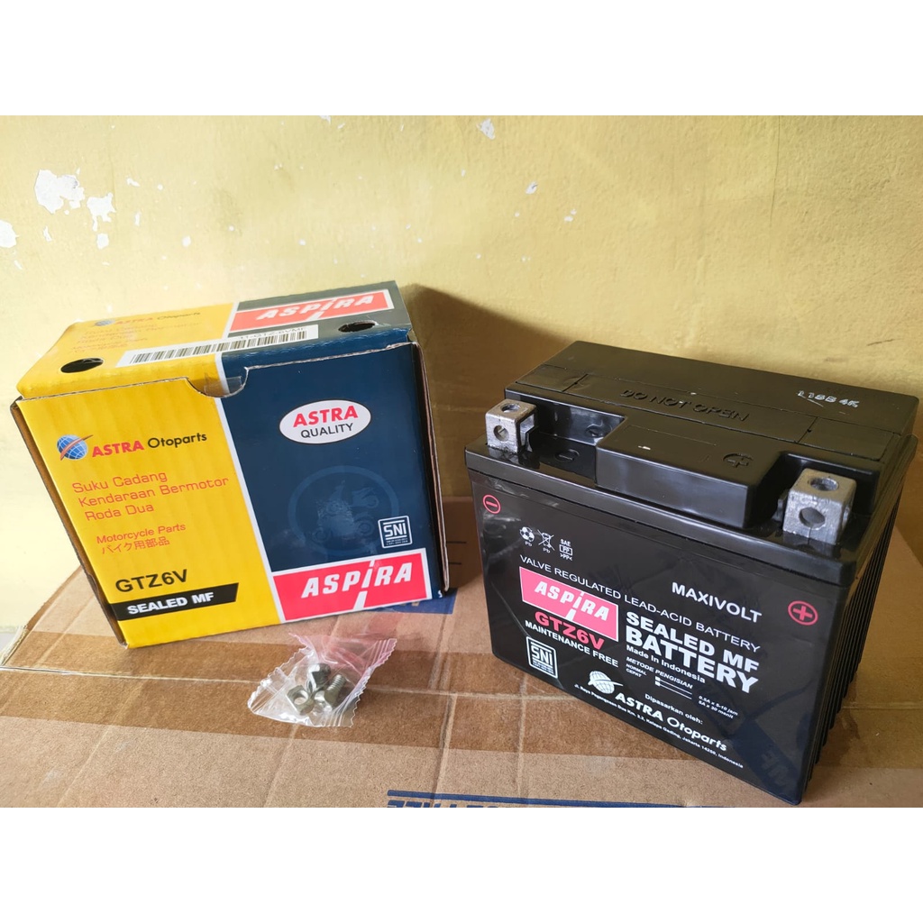 AKI MOTOR SATRIA FU 150, KLX 150, NMAX NEW, AEROX NEW 155 GTZ6V ASPIRA ASTRA MF