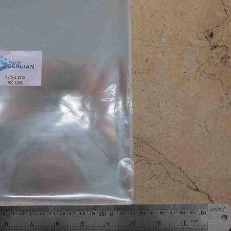 

25 X 27,5 CM PLASTIK OPP SEAL TEBAL 20 MIC (ASLI)/PLASTIK BAJU
