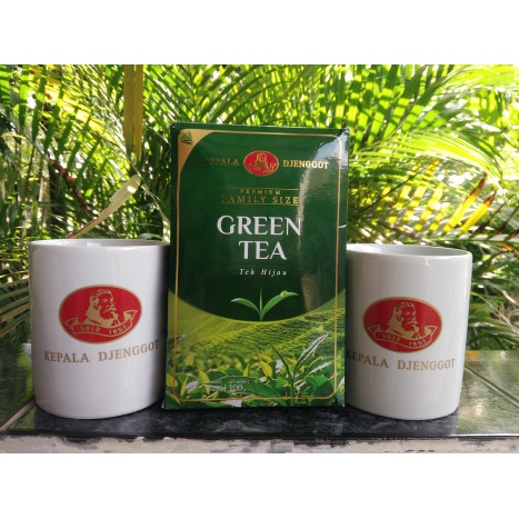 TEH HIJAU KEPALA JENGGOT 60 GRAM 25 CELUP SEMBAKO MURAH
