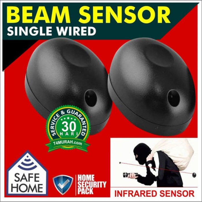 Photo beam Single Infrared Beam Sensor / Sensor Infrared Alarm rumah