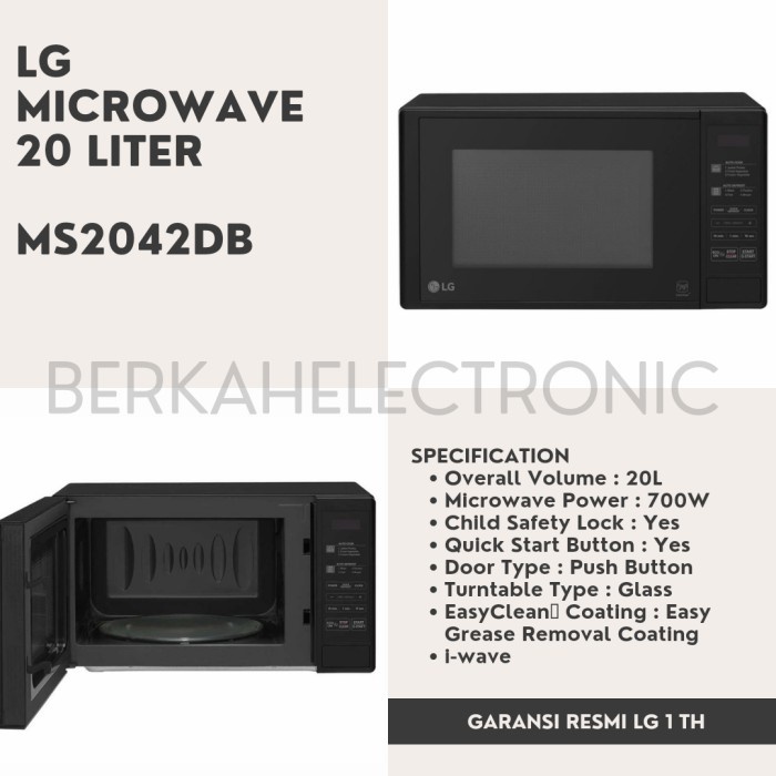 Microwave Lg Microwave Solo 20L - Ms2042Db