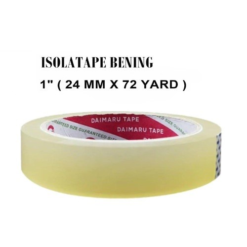 

Isolasi Lakban Bening 1 inchi x 72 yard solasi lakban 24mm NEW