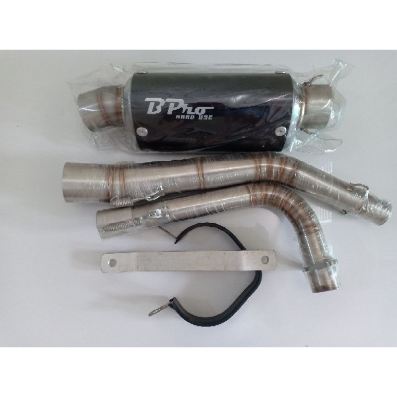 kenalpot Bpro jupiter oval 200cc stainlis
