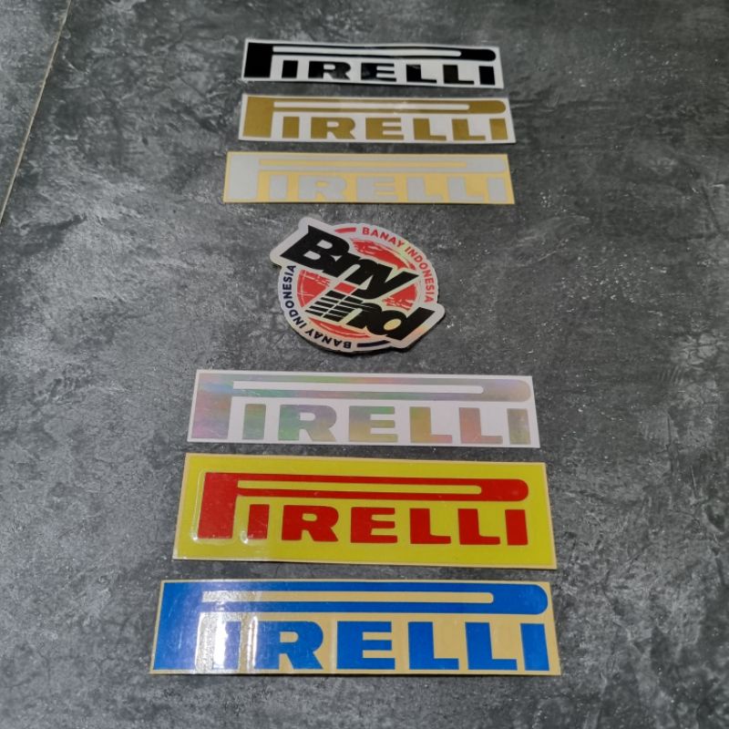 STICKER STIKER PIRELLI CUTTING