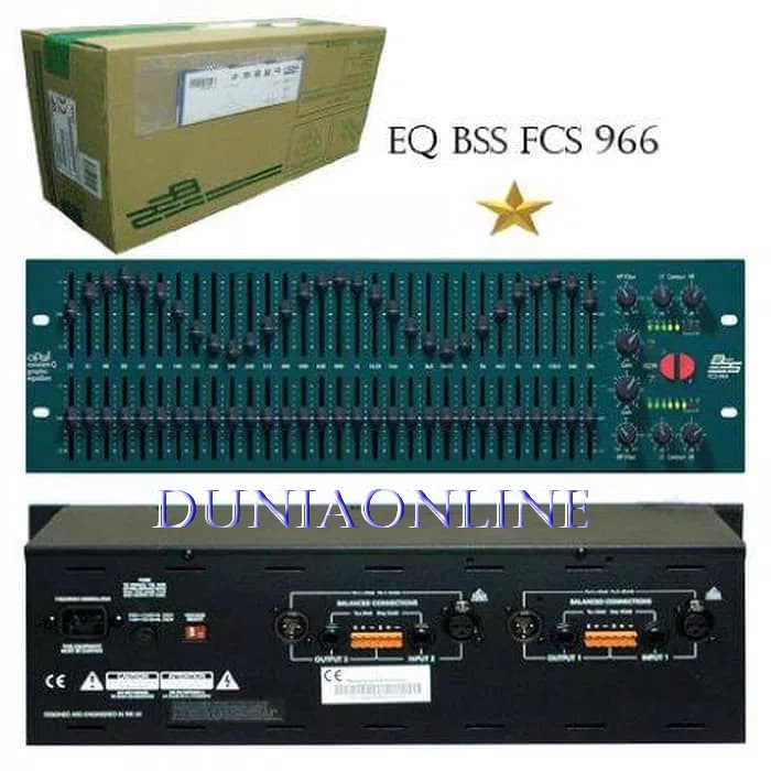 Equalizer BSS FCS 966 Opal FCS966 ( 2 x 31 Channel ) BSS FCS 966