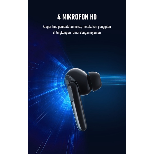 Robot Airbuds T40NC In Ear Wireless Bluetooth Earphone TWS LED T40 ENC