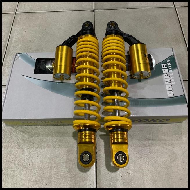 Shockbreaker Belakang Variasi Tabung Yoko Honda Bebek Supra Ukuran 340Mm