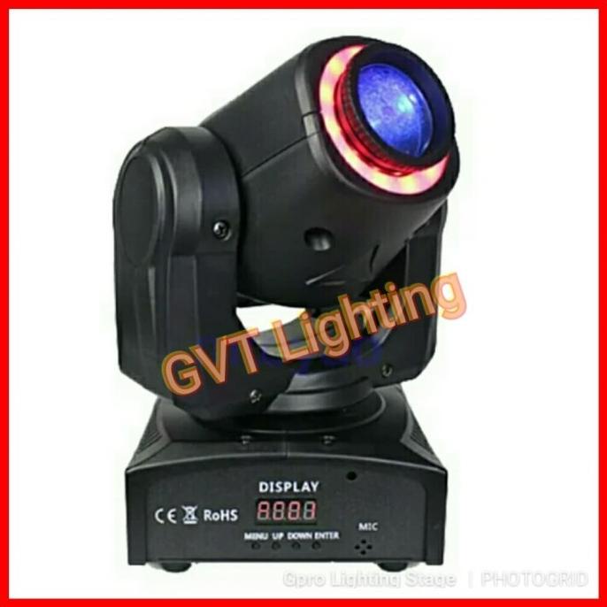 Mini Beam Moving Head 80 Watt 7 Gobos Variasi