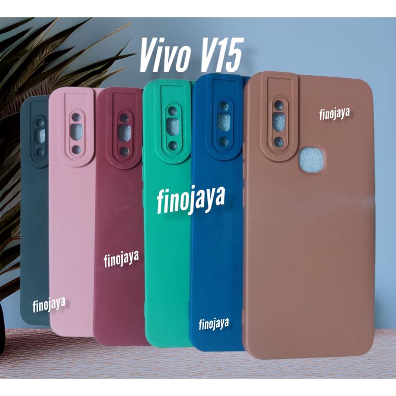 Case Macaron Vivo V15 Silikon Casing Selicon Softcase Pelindung Pro Camera