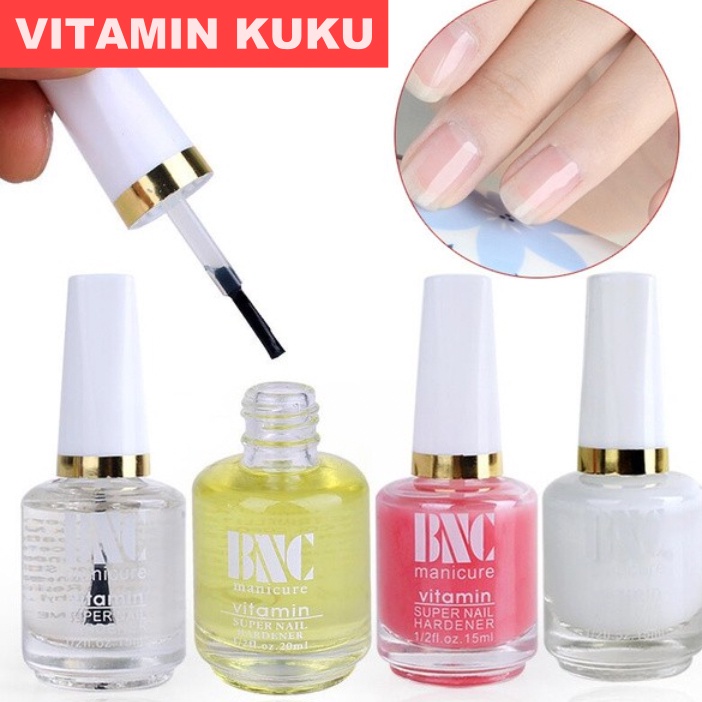 BNC Cuticle Remover Top Coat Base Coat Vitamin Kuku Cuticle Oil