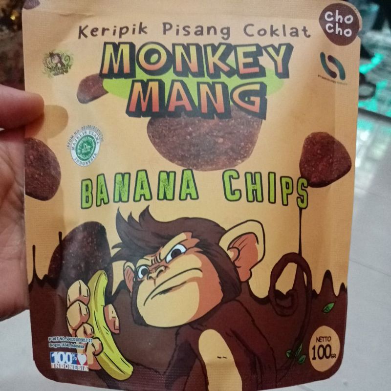 

Keripik Pisang Coklat Premium Mongkey Mang