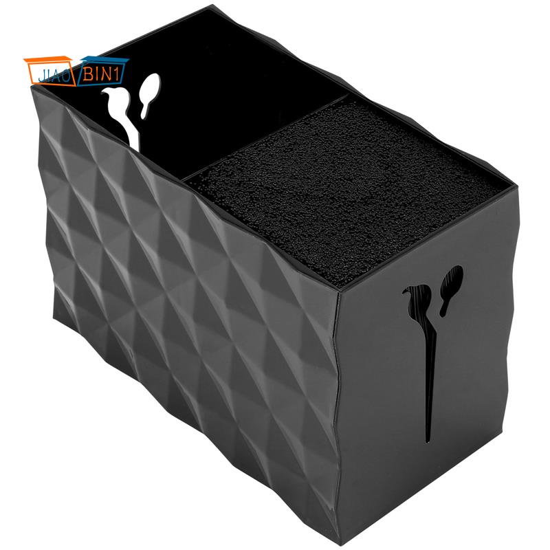 Rak Holder Penyimpanan Gunting Rambut Sisir Warna Hitam Untuk Salon