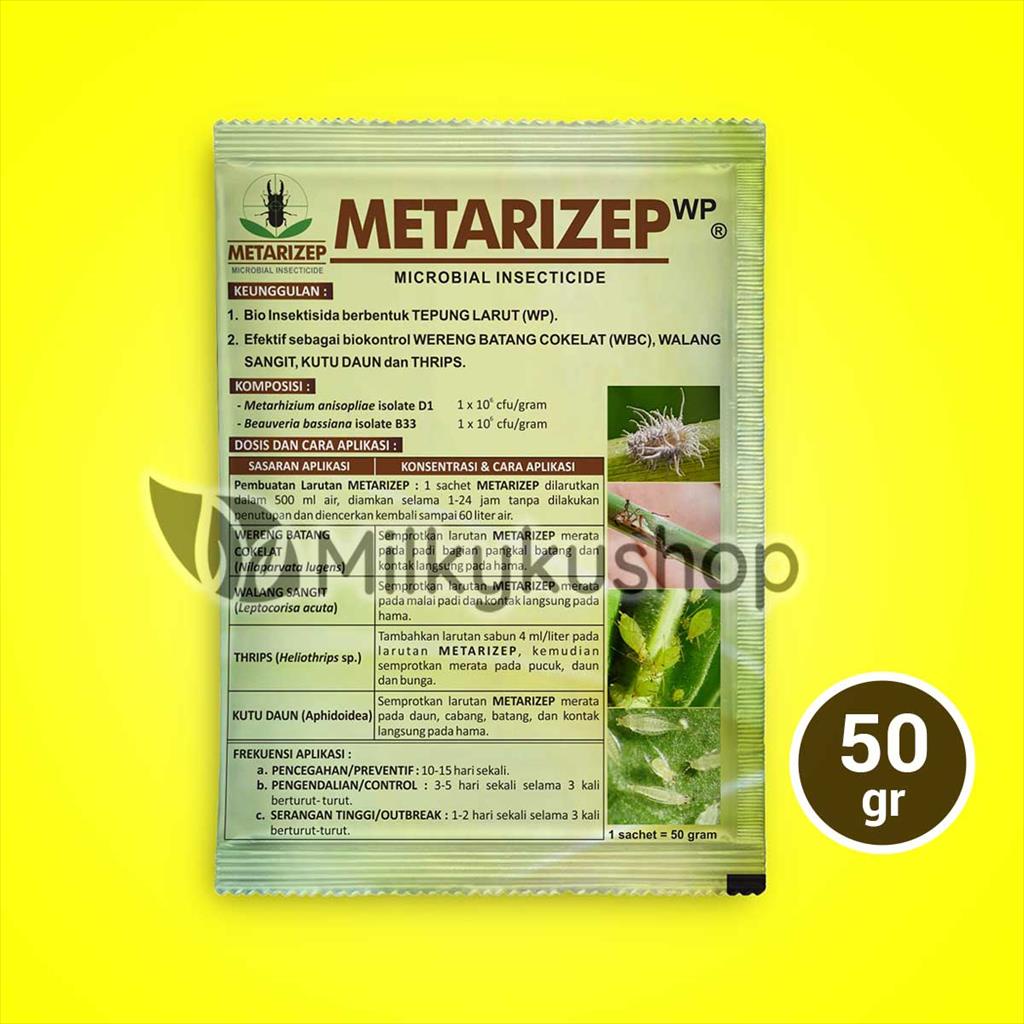 METARIZEP WP 50 GRAM PER SACHET BIO INSEKTISIDA